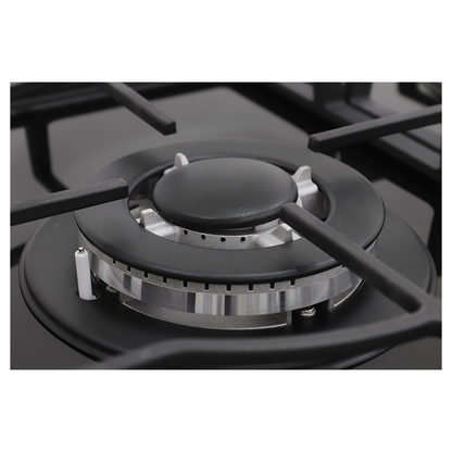 Parrilla Empotre Rynox Mod. Ry95-003T 5 Quemadores 90X51Cm Cristal Templado