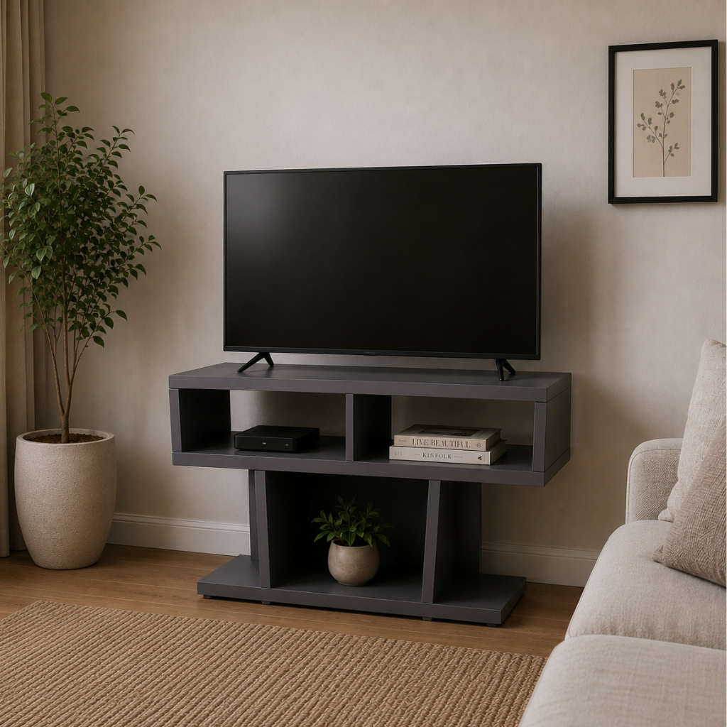 Porta Pantalla Litzy Mod. Magistral 94X120X31Cm Color Chocolate