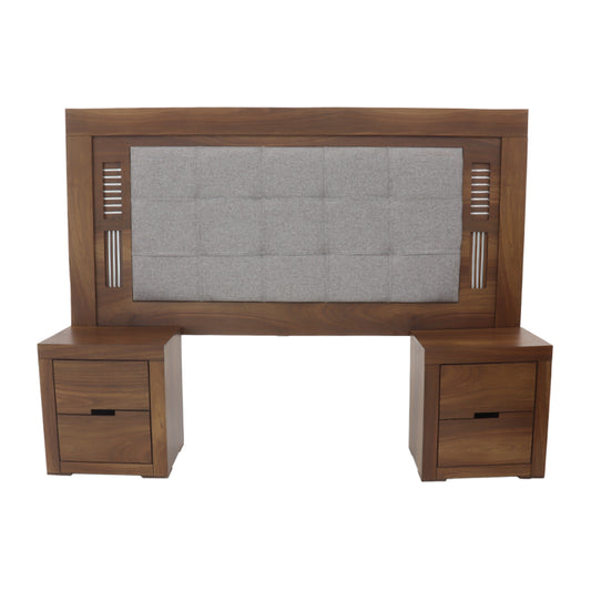 Recámara King Size Flaroma Mod. Hadar Color Nogal