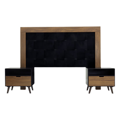 Recámara King Size Gutierrez Mod. Monterrey Color Chocolate