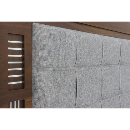 Recámara King Size Flaroma Mod. Hadar Color Nogal