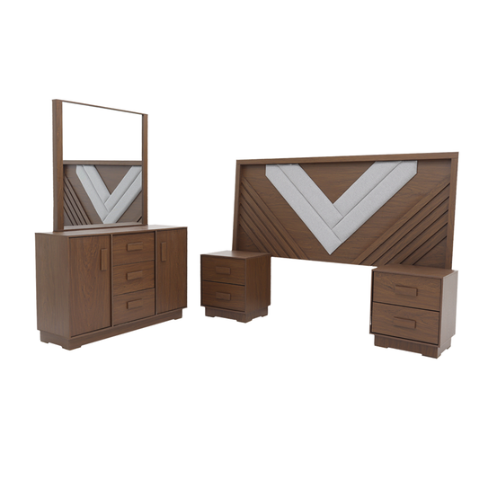 Recámara King Size Flaroma Mod. Venus Color Zalam