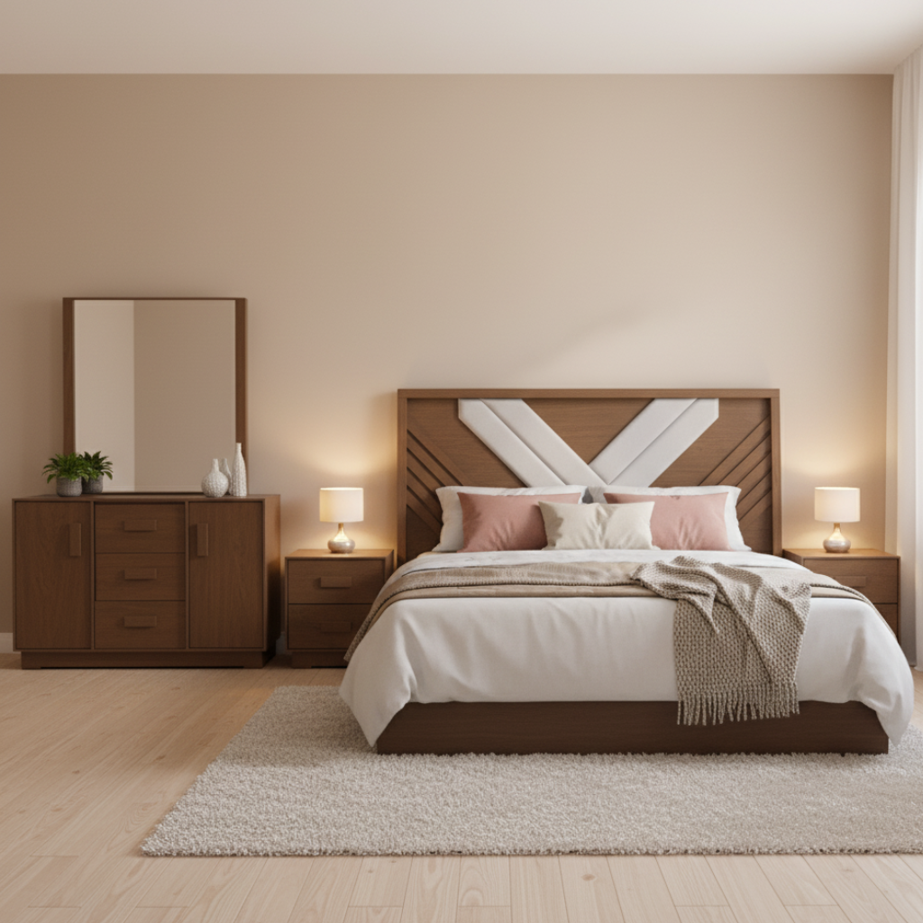 Recámara King Size Flaroma Mod. Venus Color Zalam