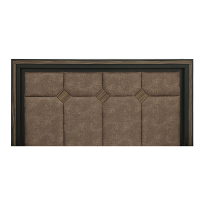 Recámara King Size Gutiérrez Qatar Color Chocolate