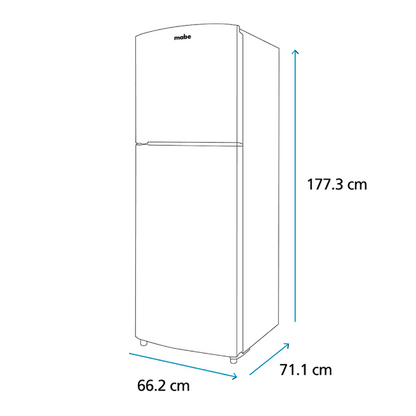 Refrigerador Mabe 14P Mod Rme360Pvmrm0 Color Gris