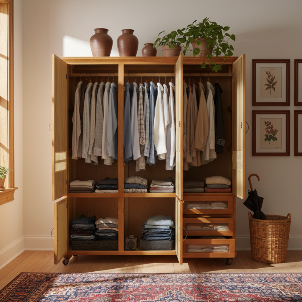 Ropero Pamesa Mod. Pajacuaran Con Chapa