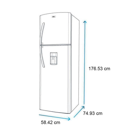 Refrigerador Mabe 11P Mod. Rma300Fjmrm0 Color Silver