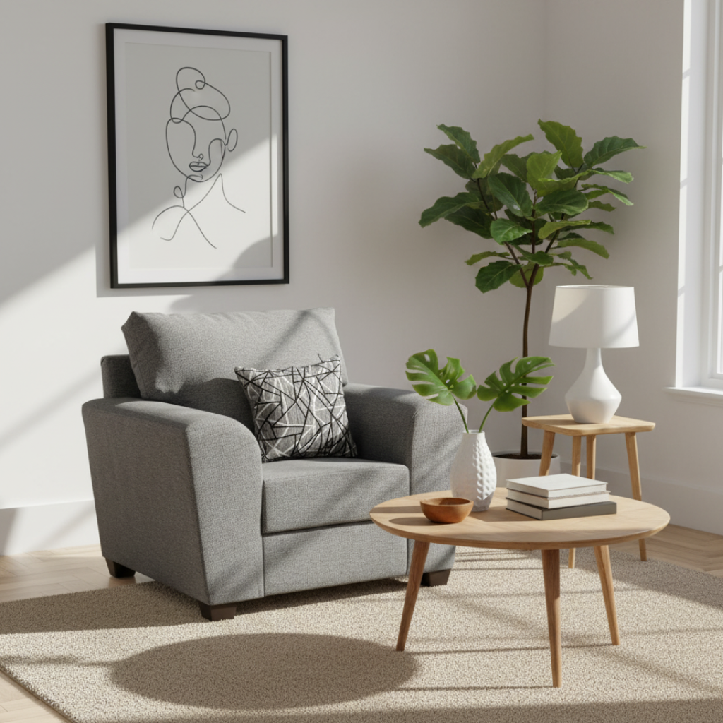 Sala 3-2-1 Ibsa Mod. Ottawa Color Gris