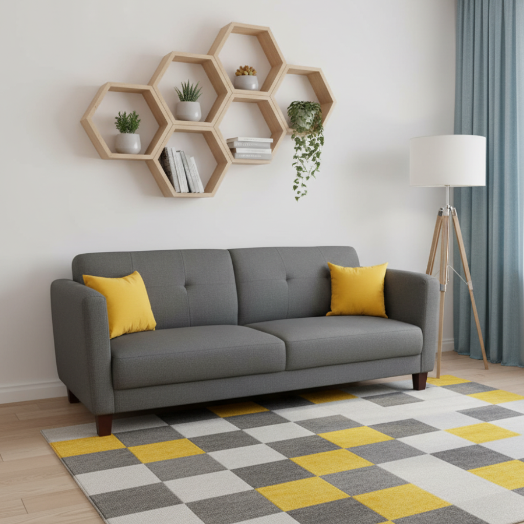 Sofá Cama Ibsa Mod. LISBOA Color Gris