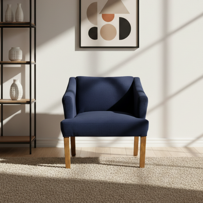 Sillón Ocasional Romo Mod. Italia Color Azul