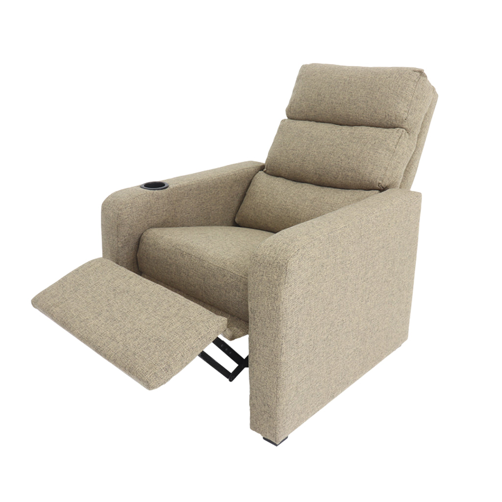 Sillón Reclinable Romo Mod. ORION Color Caramelo