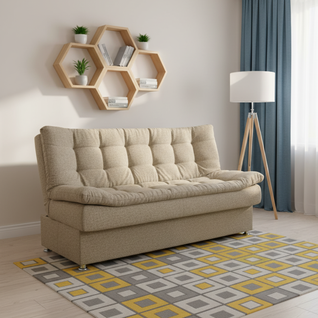 Sofá Cama Romo Mod. Noruega Color Avellana