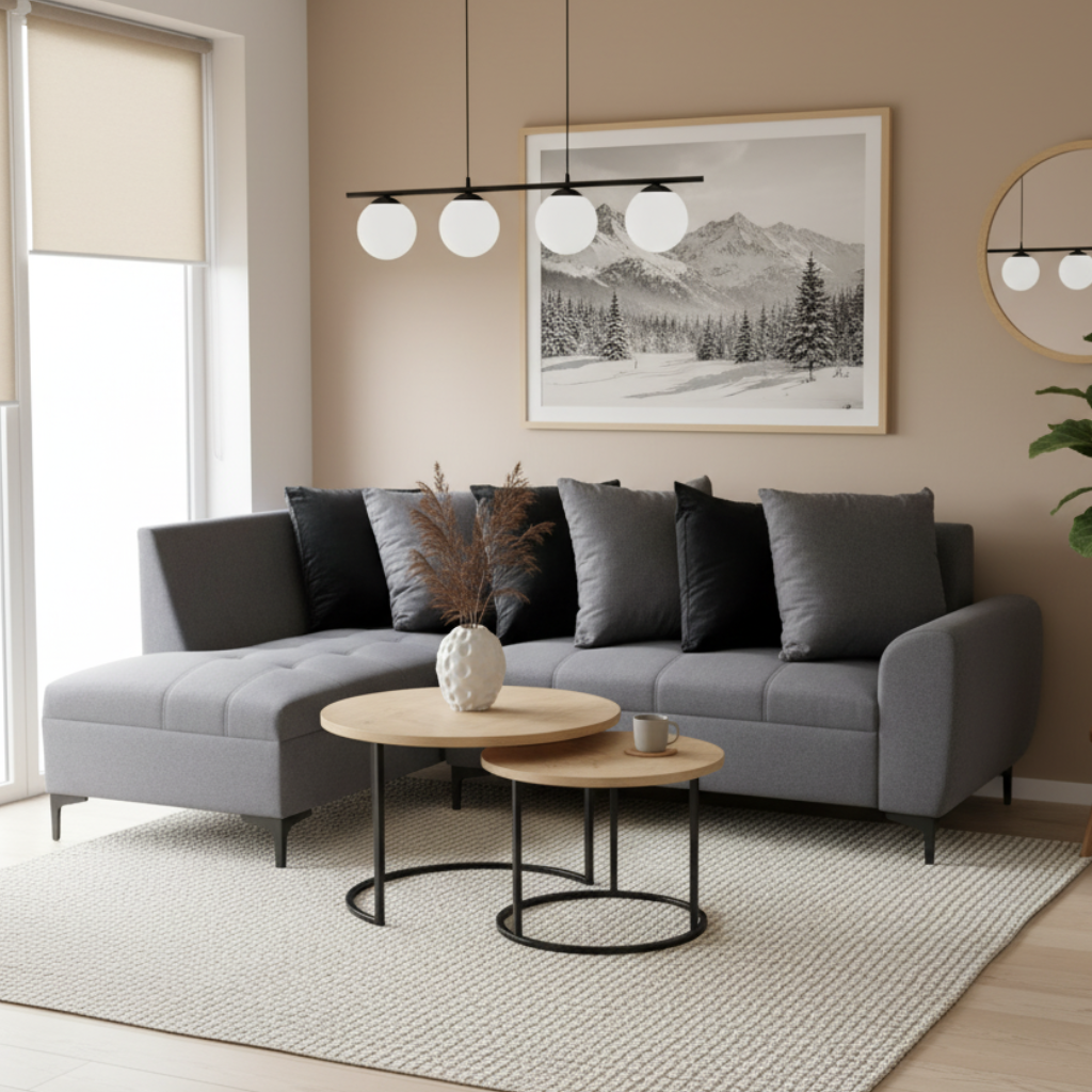 Sala 3-2 Romo Mod. Dubai Color Gris