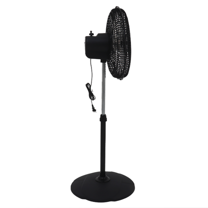 Ventilador Ped Mystorm Mod. Mys-1601B 16 Color Negro