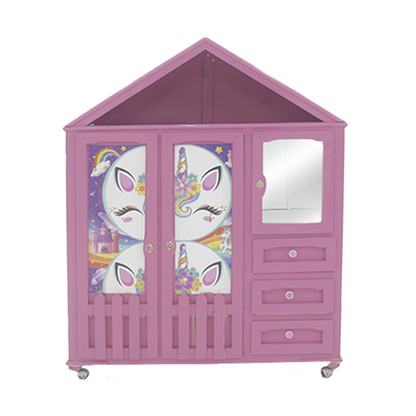 Cómoda Deladyer Mod. Casita Color Rosa