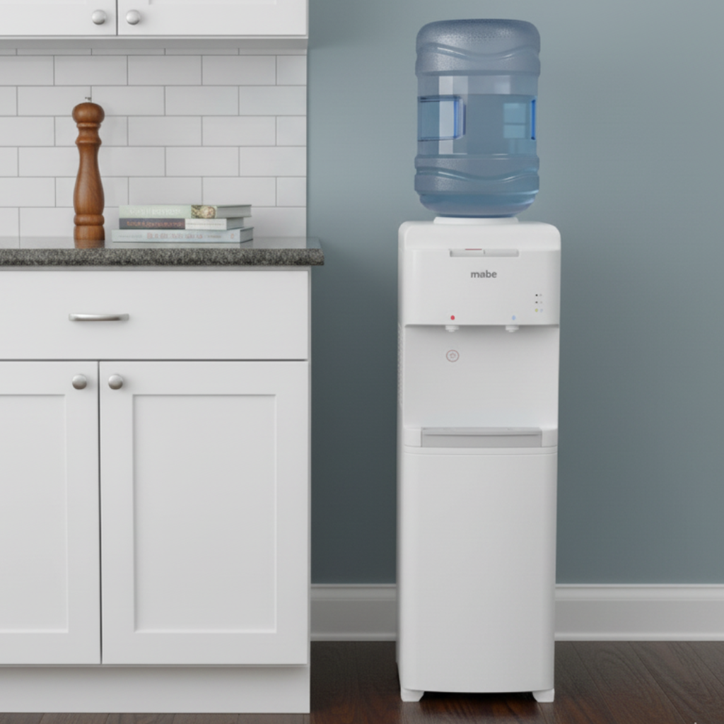 Enfriador De Agua Mabe Mod. EMDPCCB1 2 Llaves Color Blanco