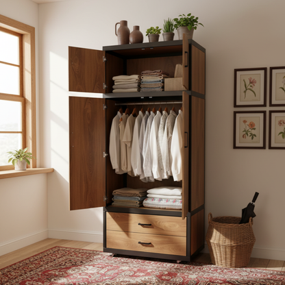 Ropero Litzy Mod. Montreal Color Chocolate