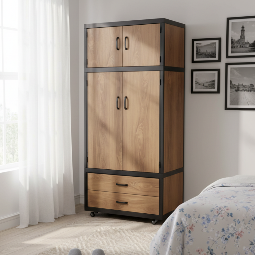 Ropero Litzy Mod. Montreal Color Chocolate