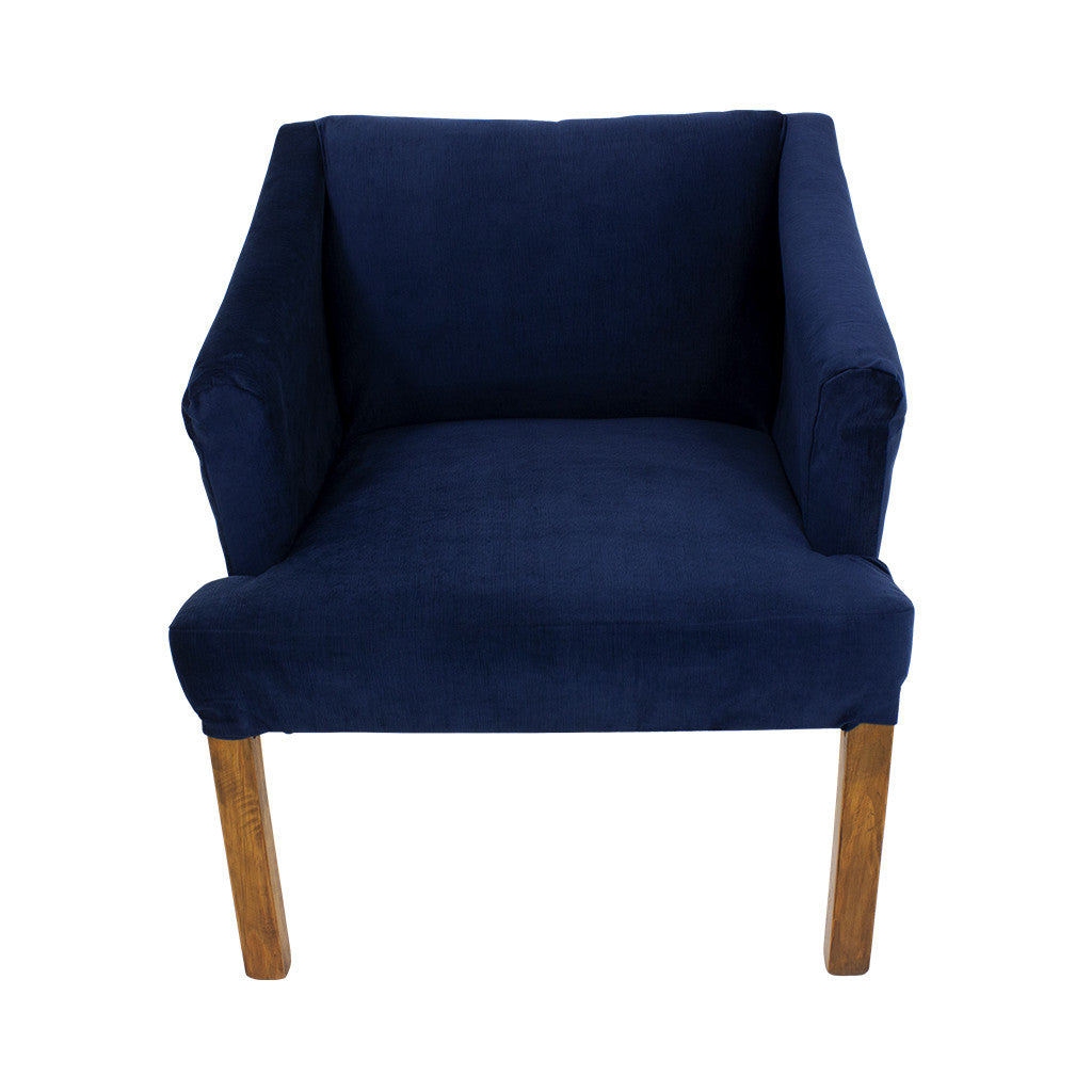 Sillón Ocasional Romo Mod. Italia Color Azul